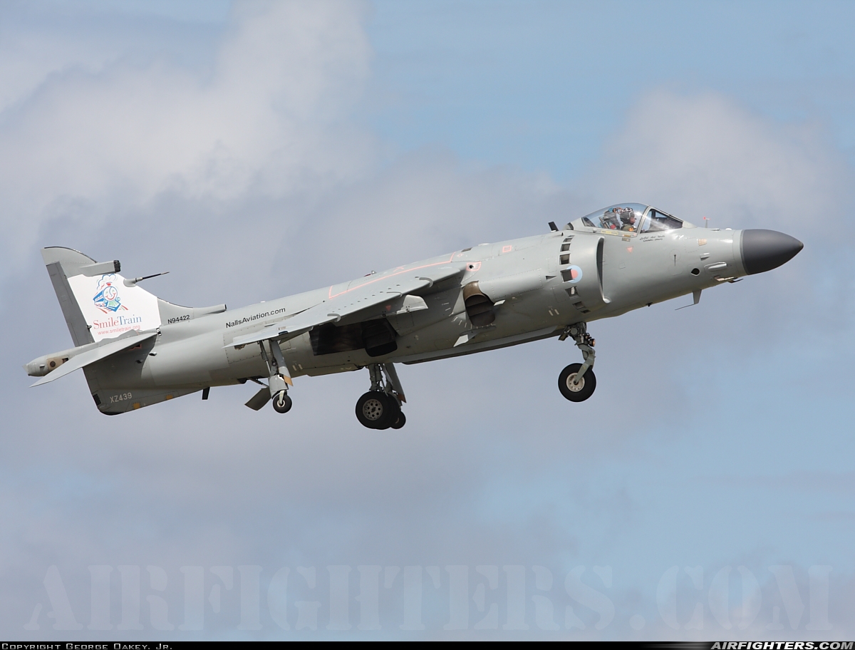Private - Nalls Aviation Inc. British Aerospace Sea Harrier FA.2 N94422 at Havelock - Cherry Point MCAS (NKT / KNKT), USA