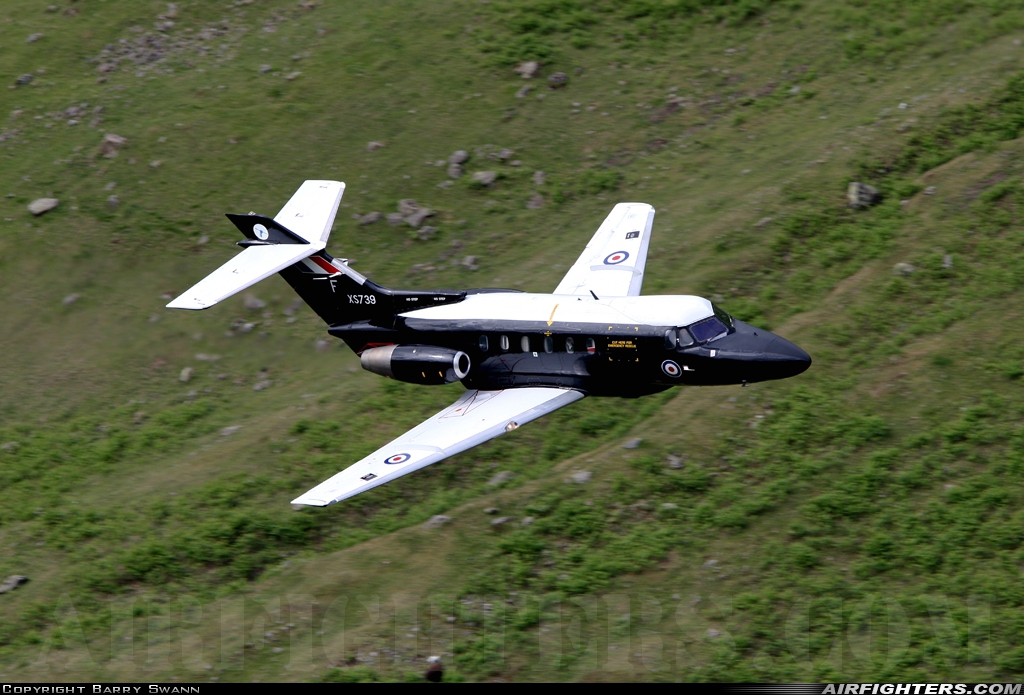 UK - Air Force Hawker Siddeley HS-125-2 Dominie T1 XS739 at Off-Airport - Cumbria, UK