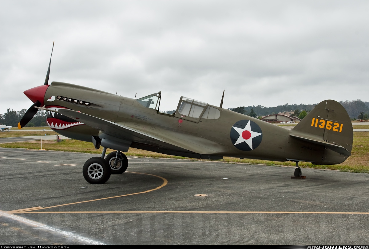 Private Curtiss P-40E Warhawk NX940AK at Watsonville - Municipal (WVI), USA
