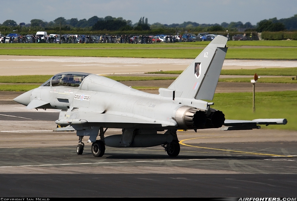 UK - Air Force Eurofighter Typhoon T1 ZJ811 at Waddington (WTN / EGXW), UK
