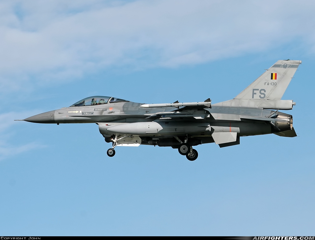 Belgium - Air Force General Dynamics F-16AM Fighting Falcon FA-130 at Leeuwarden (LWR / EHLW), Netherlands