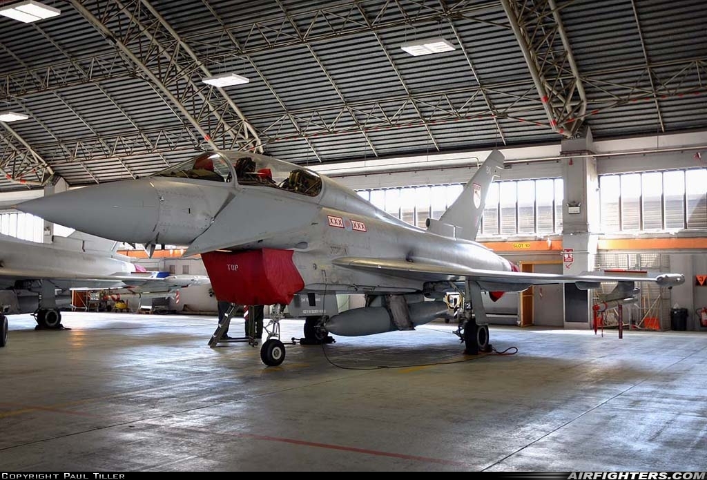 UK - Air Force Eurofighter Typhoon T1 ZJ812 at Coningsby (EGXC), UK