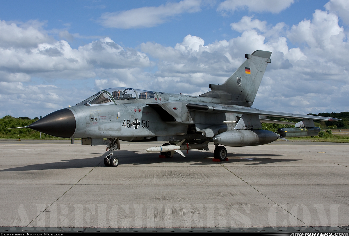 Germany - Air Force Panavia Tornado ECR 46+50 at Wittmundhafen (Wittmund) (ETNT), Germany