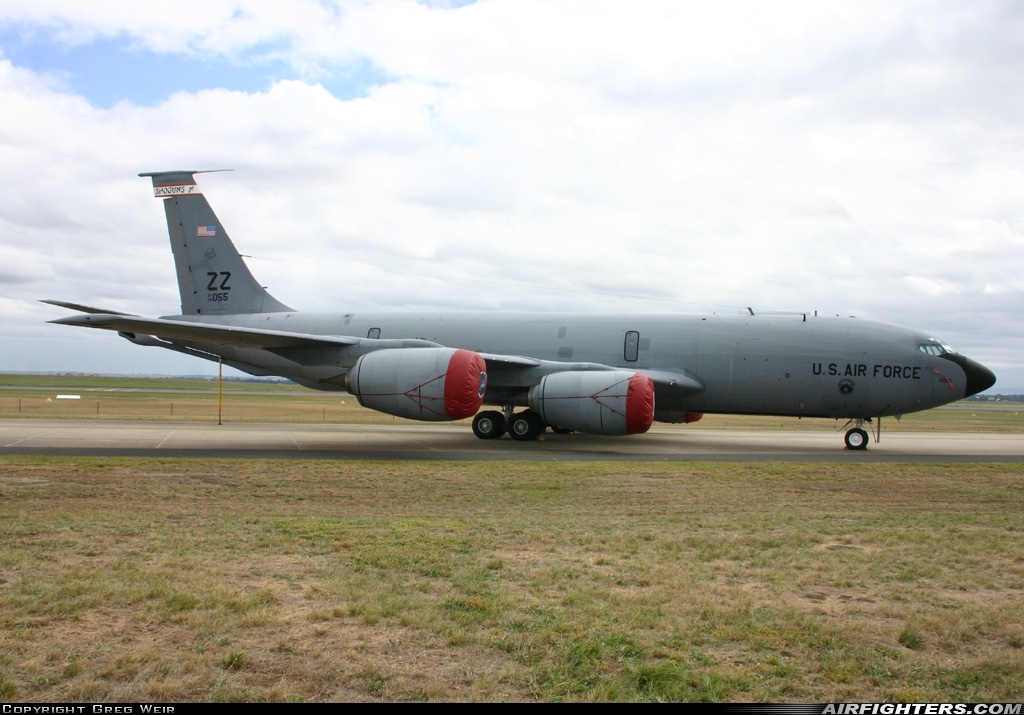 USA - Air Force Boeing KC-135T Stratotanker (717-148) 58-0055 at Avalon (Geelong) (AVV / YMAV), Australia
