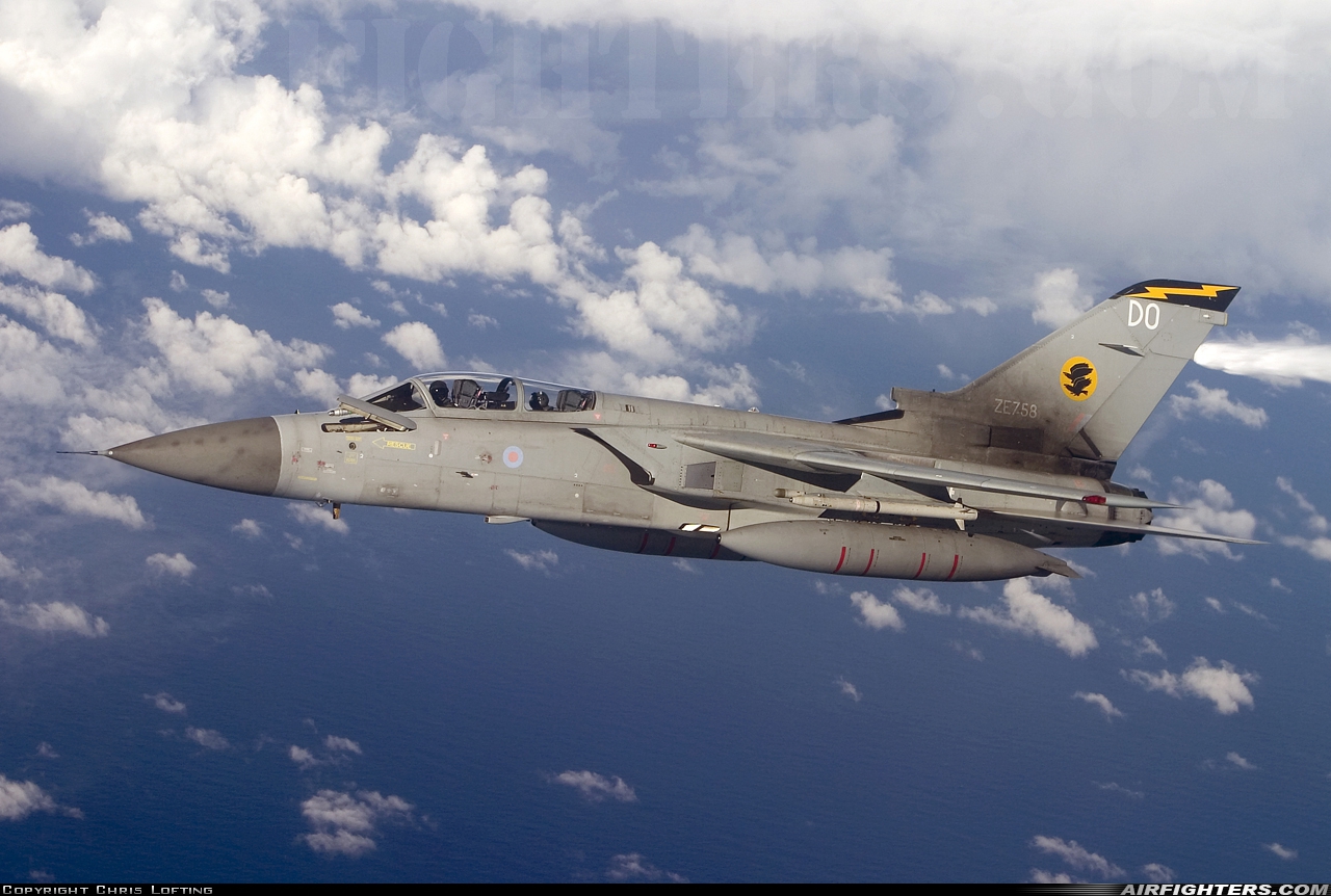 UK - Air Force Panavia Tornado F3 ZE758 at In Flight, UK