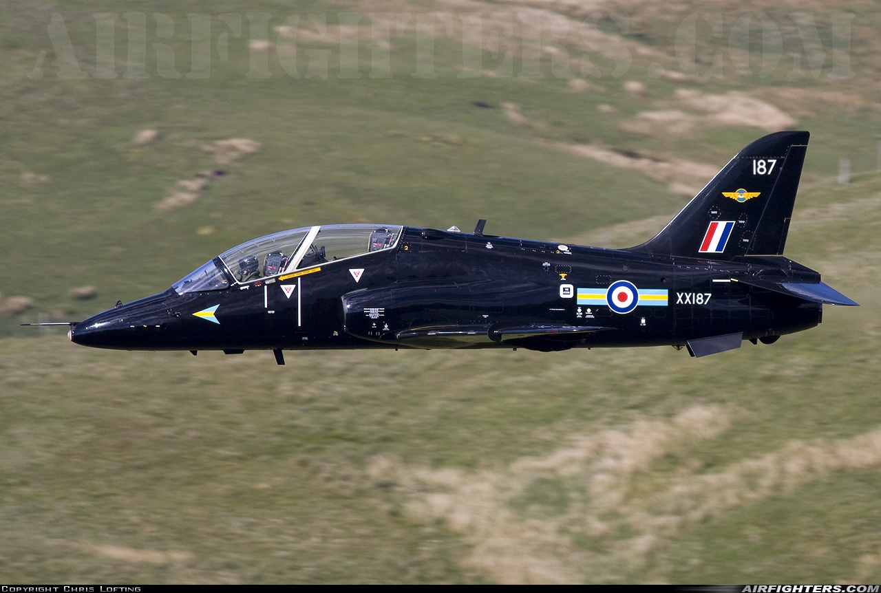 UK - Air Force British Aerospace Hawk T.1A XX187 at Off-Airport - Machynlleth Loop Area, UK