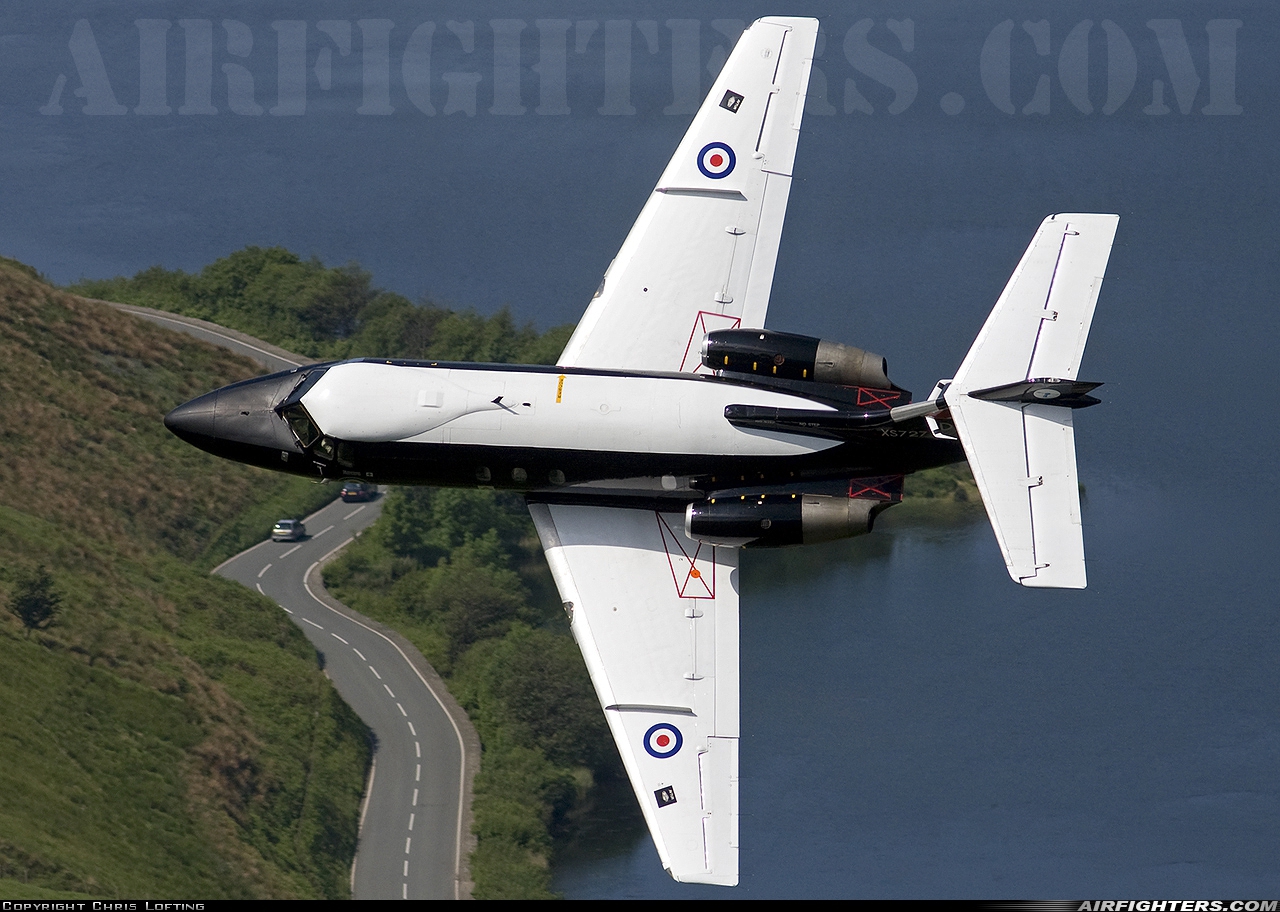 UK - Air Force Hawker Siddeley HS-125-2 Dominie T1 XS727 at Off-Airport - Machynlleth Loop Area, UK