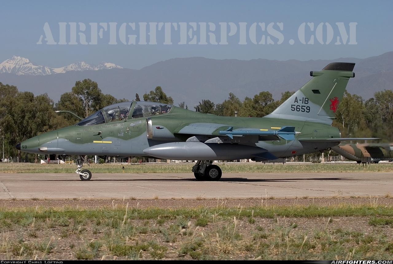 Brazil - Air Force AMX International A-1B FAB5659 at Mendoza - El Plumerillo (MDZ / SAME), Argentina