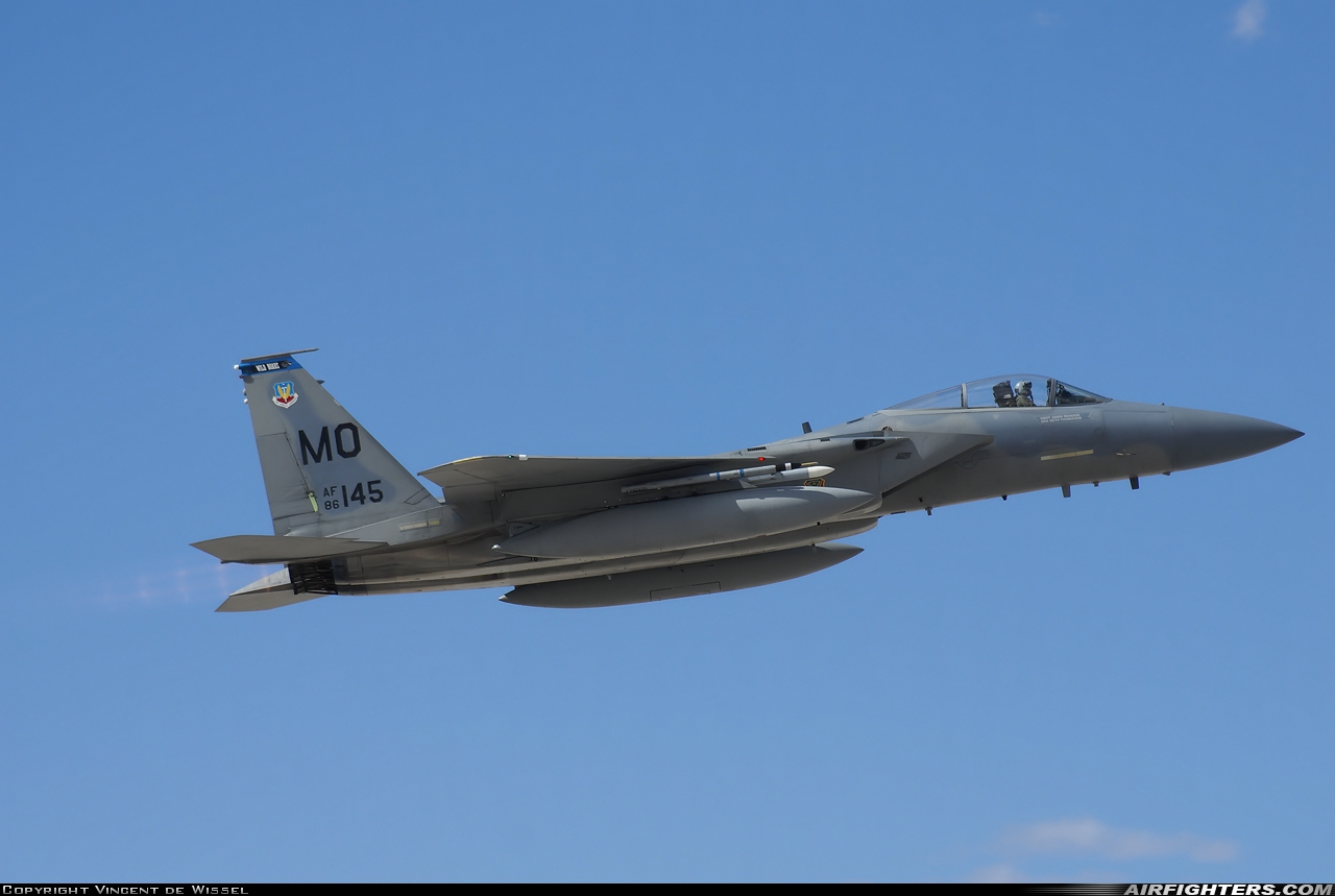USA - Air Force McDonnell Douglas F-15C Eagle 86-0146 at Las Vegas - Nellis AFB (LSV / KLSV), USA