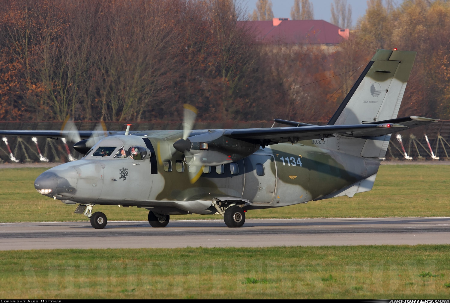 Czech Republic - Air Force LET L-410UVP-T 1134 at Pardubice (PED / LKPD), Czech Republic