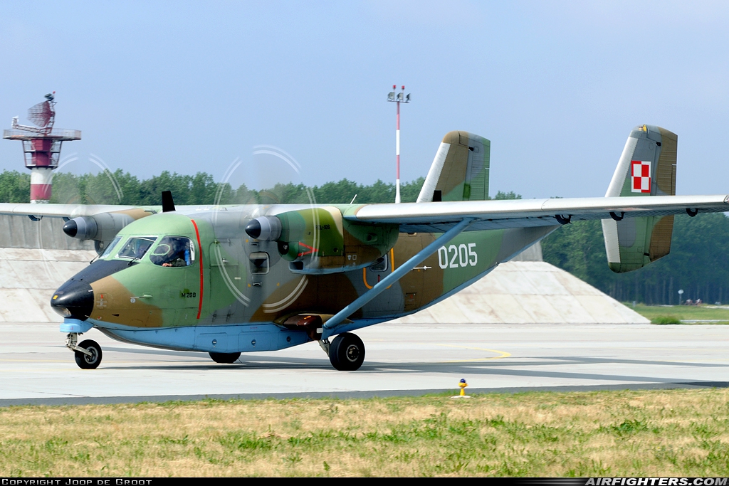 Poland - Air Force PZL-Mielec M-28TD Bryza 0205 at Poznan / Krzesiny (EPKS), Poland