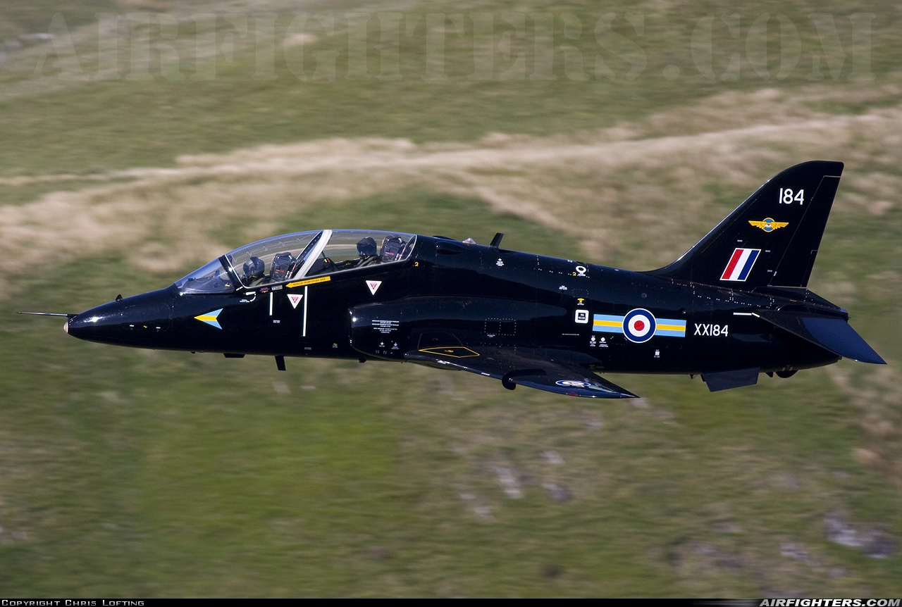 UK - Air Force British Aerospace Hawk T.1 XX184 at Off-Airport - Machynlleth Loop Area, UK