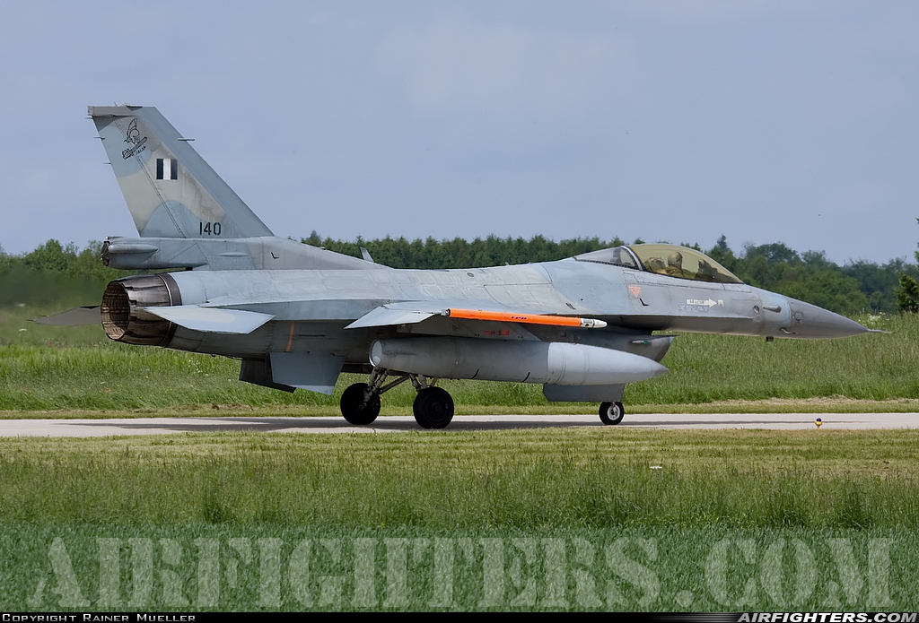 Greece - Air Force General Dynamics F-16C Fighting Falcon 140 at Florennes (EBFS), Belgium