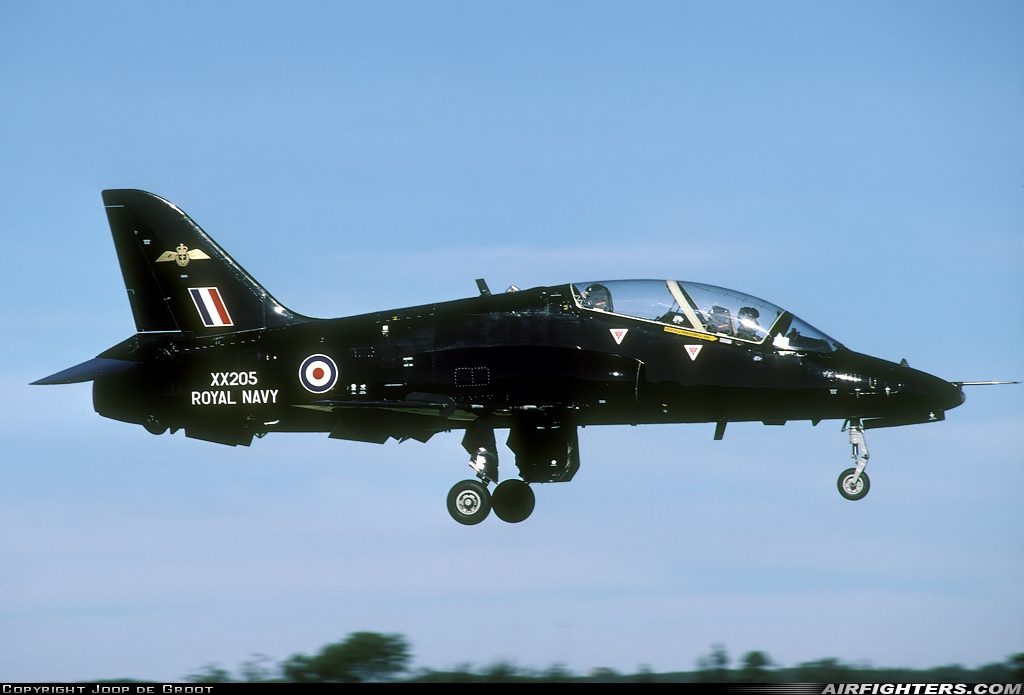 UK - Navy British Aerospace Hawk T.1A XX205 at Lossiemouth (LMO / EGQS), UK