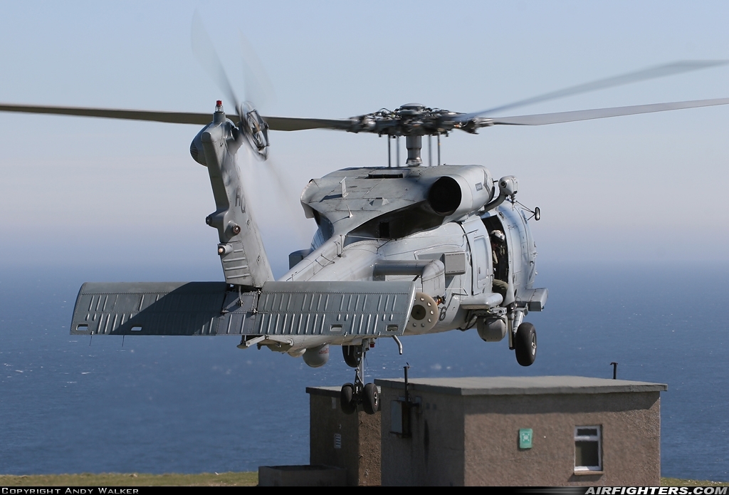 USA - Navy Sikorsky S-70 (H-60 Black Hawk/Seahawk) 162129 at Off-Airport - Garvie Island/Cape Wrath, UK