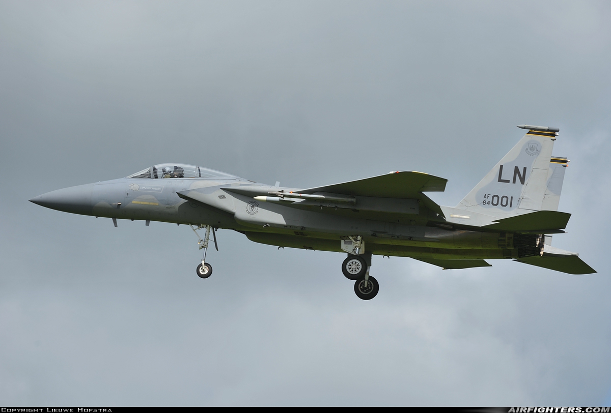 USA - Air Force McDonnell Douglas F-15C Eagle 84-0001 at Leeuwarden (LWR / EHLW), Netherlands