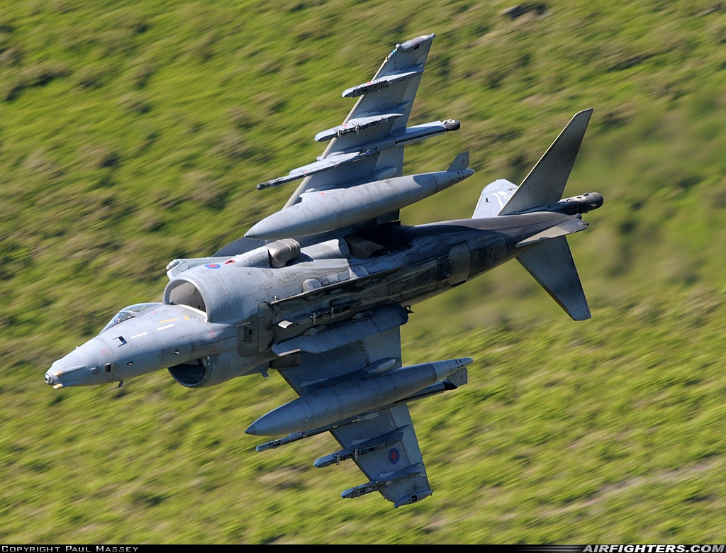 UK - Air Force British Aerospace Harrier GR.9 ZG508 at Off-Airport - Machynlleth Loop Area, UK