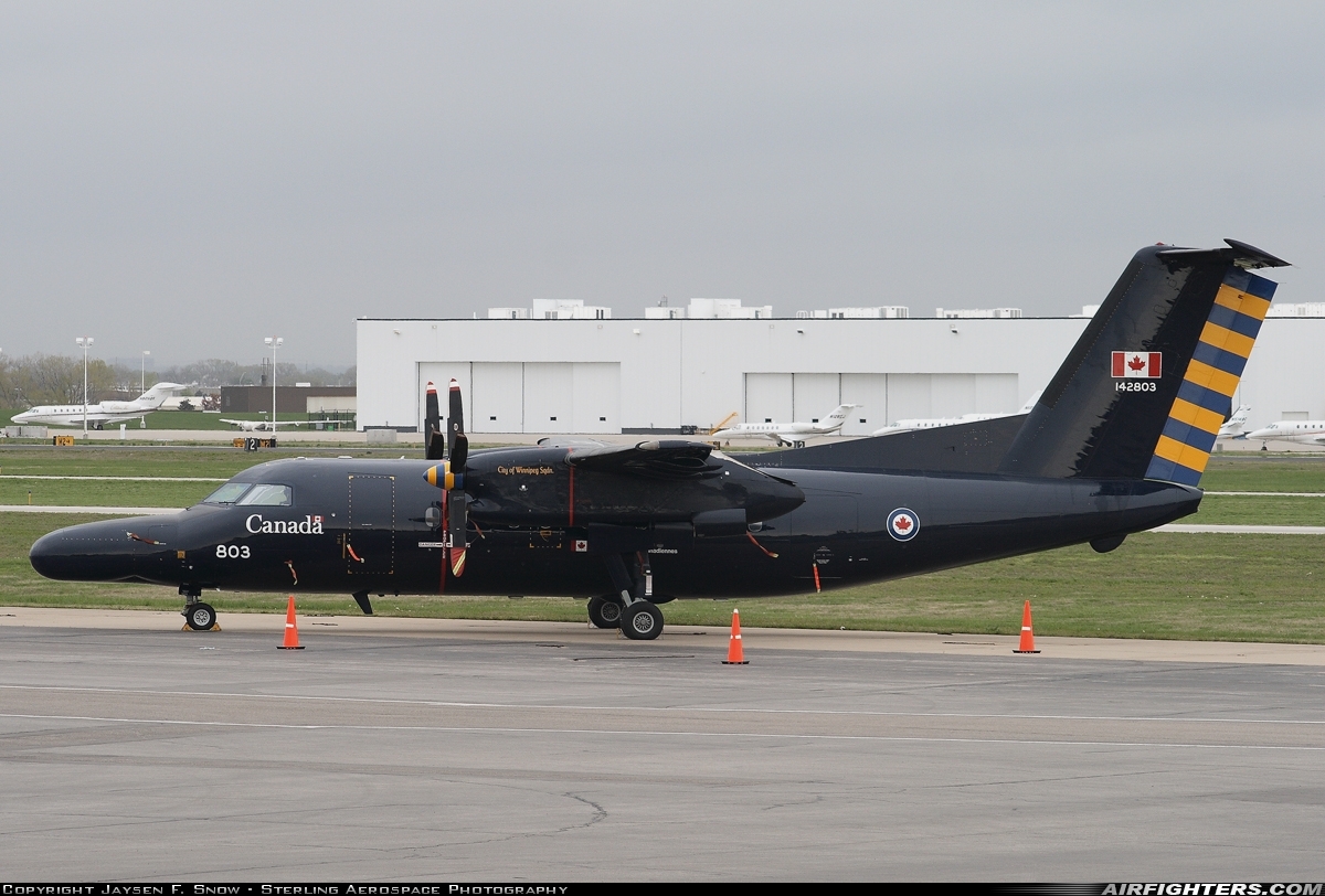 Canada - Air Force De Havilland Canada CT-142 Dash 8 (DHC-8-102) 142803 at Wichita - Mid-Continent (ICT / KICT), USA