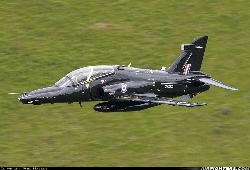 UK - Air Force BAE Systems Hawk T.2 ZK021 at Off-Airport - Machynlleth Loop Area, UK