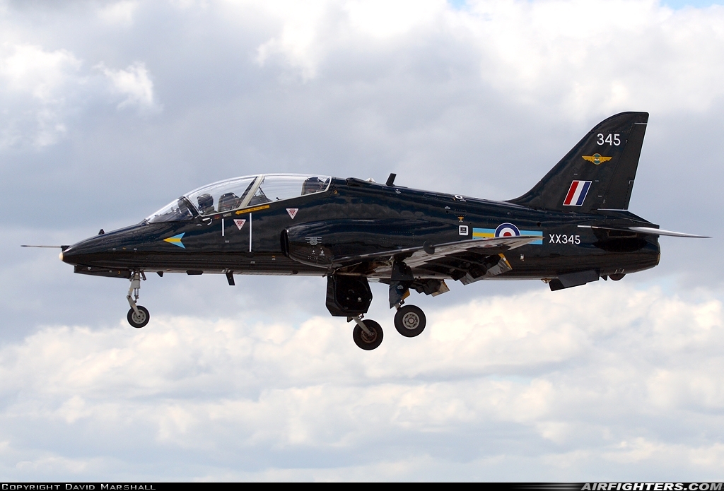 UK - Air Force British Aerospace Hawk T.1A XX345 at Waddington (WTN / EGXW), UK