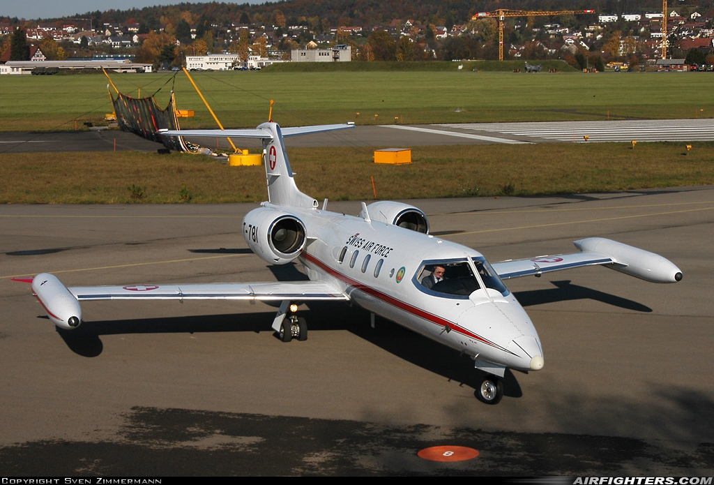 Switzerland - Air Force Learjet 35A/36A T-781 at Dubendorf (LSMD), Switzerland