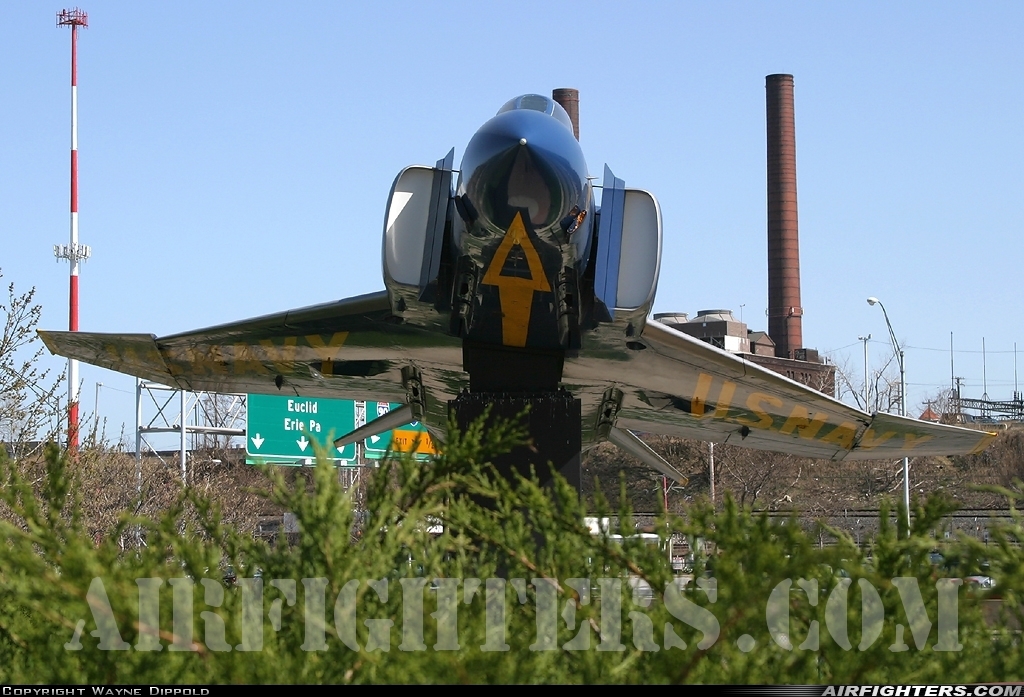 USA - Navy McDonnell Douglas F-4J Phantom II 153812 at Cleveland - Burke Lakefront (BKL / KBKL), USA