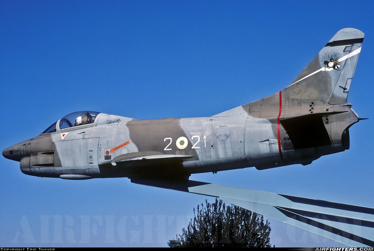 Italy - Air Force Fiat G-91R/1B MM6403 at Off-Airport - Manerbio, Italy