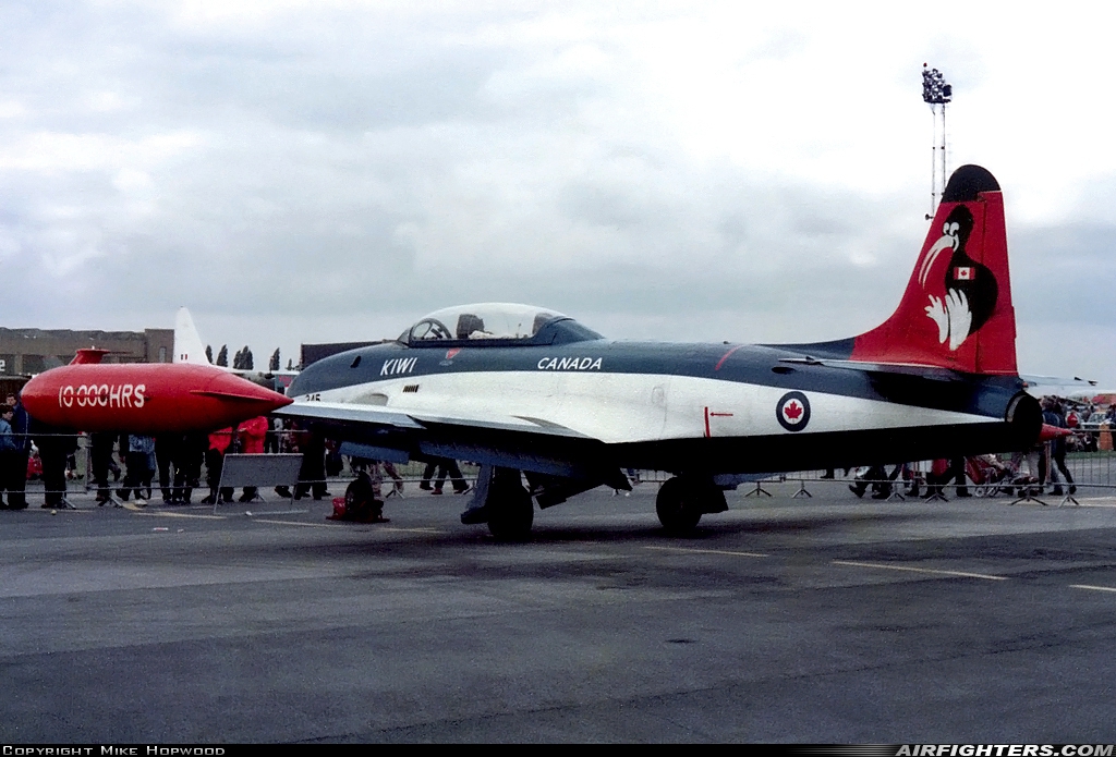 Canada - Air Force Canadair CT-133 Silver Star 3 (T-33AN) 133345 at Finningley (EGXI), UK
