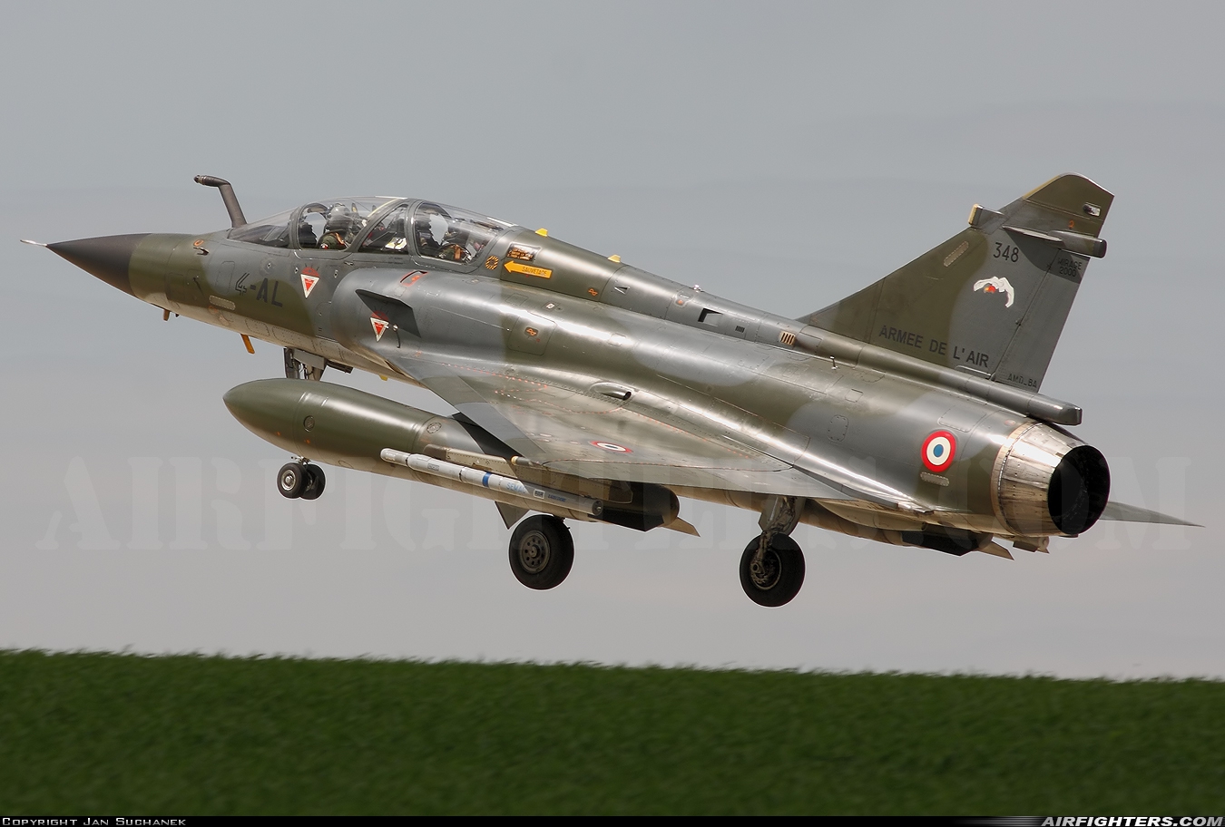 France - Air Force Dassault Mirage 2000N 348 at Florennes (EBFS), Belgium