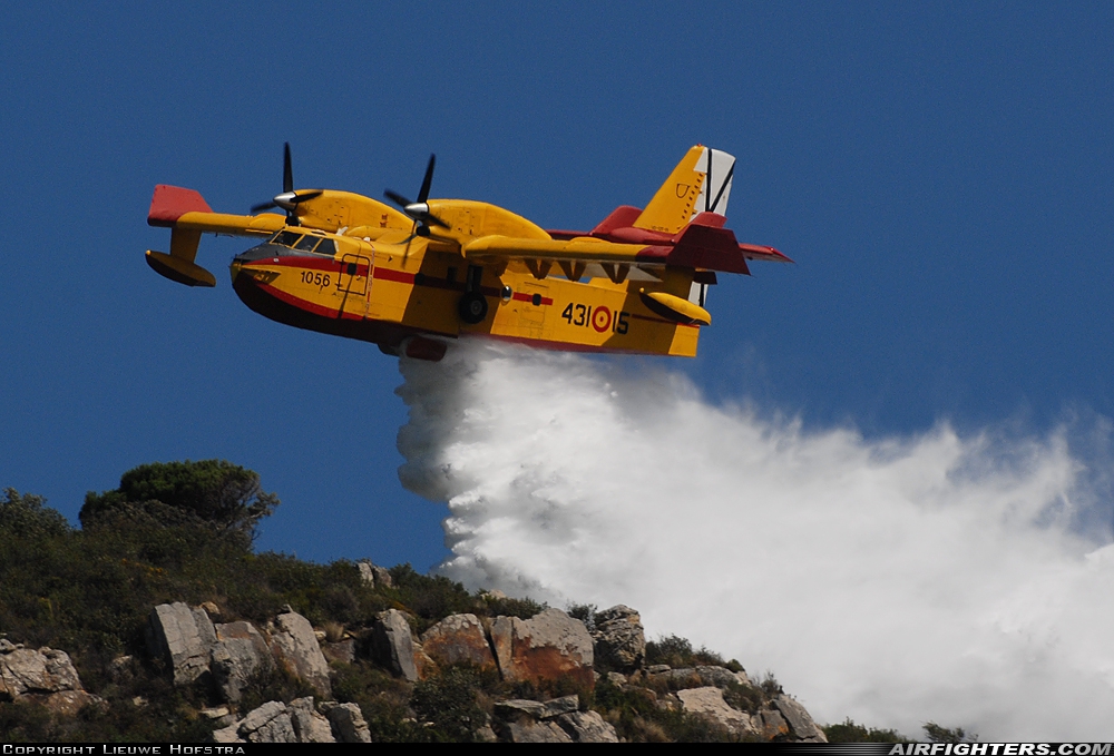Spain - Air Force Canadair CL-215T UD.13T-15 at Off-Airport - Tarifa, Spain
