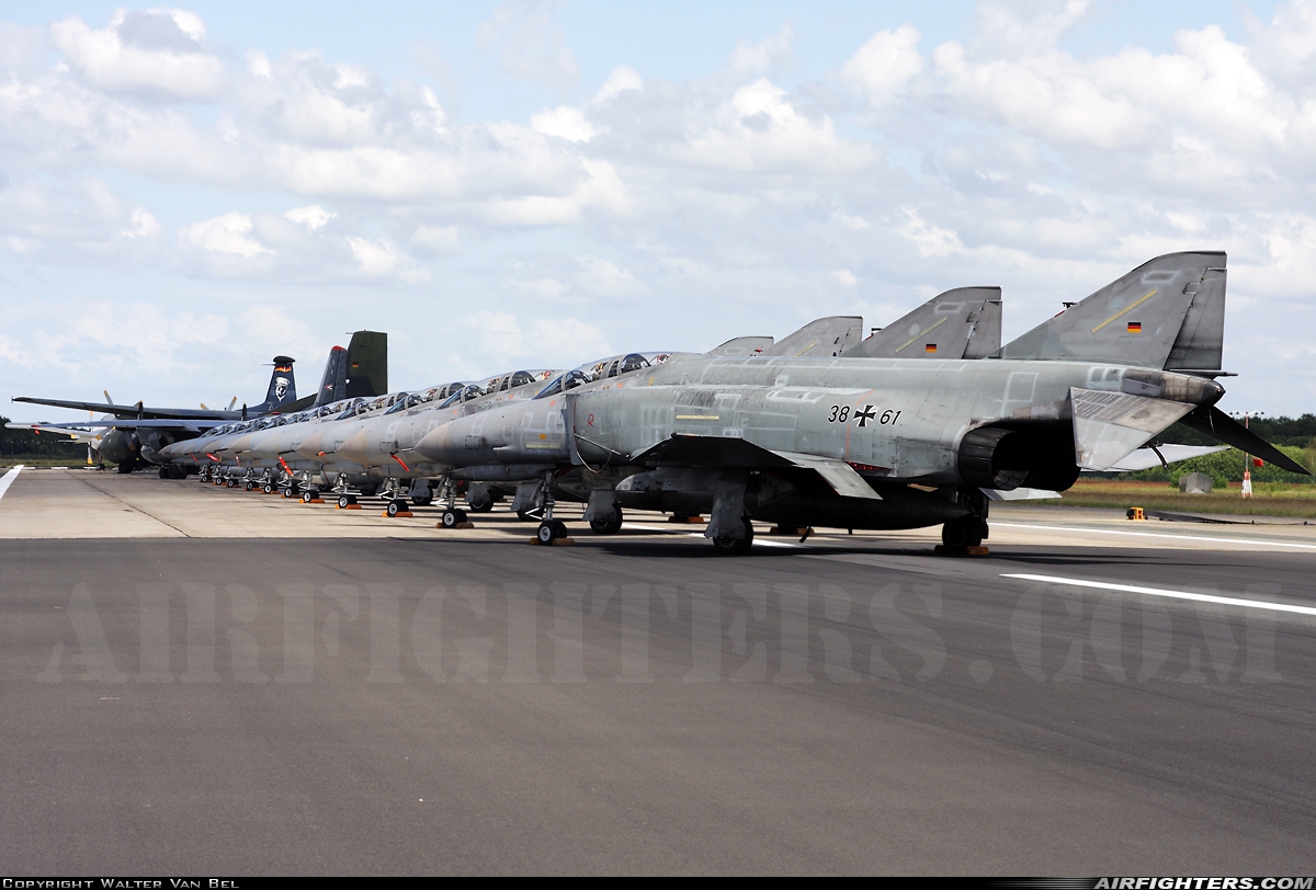 Germany - Air Force McDonnell Douglas F-4F Phantom II 38+61 at Wittmundhafen (Wittmund) (ETNT), Germany