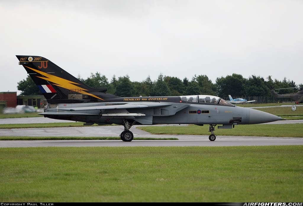 UK - Air Force Panavia Tornado F3 ZE734 at Waddington (WTN / EGXW), UK