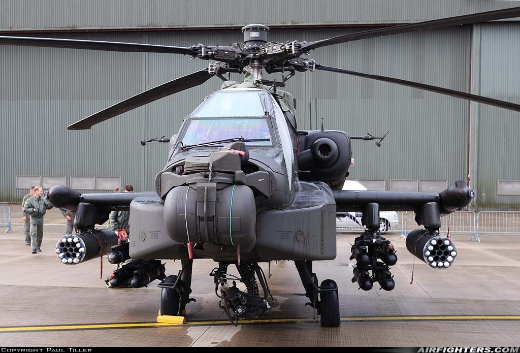 Netherlands - Air Force Boeing AH-64DN Apache Longbow Q-24 at Waddington (WTN / EGXW), UK