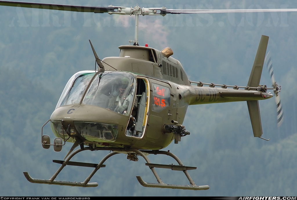 Austria - Air Force Bell OH-58B Kiowa 3C-OC at Zeltweg (LOXZ), Austria