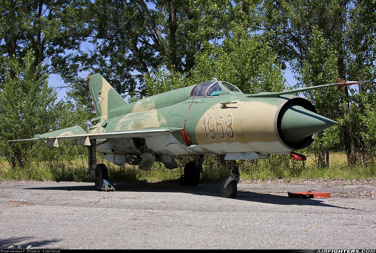 Hungary - Air Force Mikoyan-Gurevich MiG-21bis 1968 at Papa (LHPA), Hungary