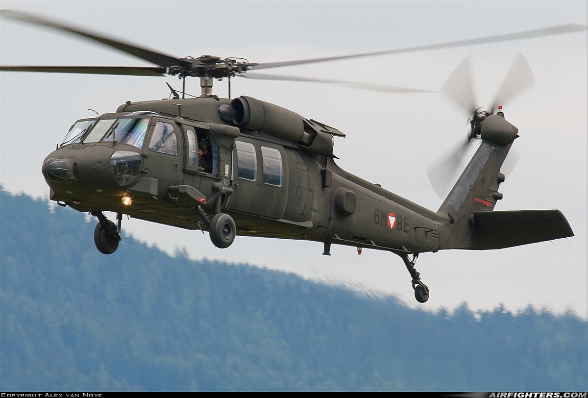Austria - Air Force Sikorsky S-70A-42 Black Hawk 6M-BE at Zeltweg (LOXZ), Austria