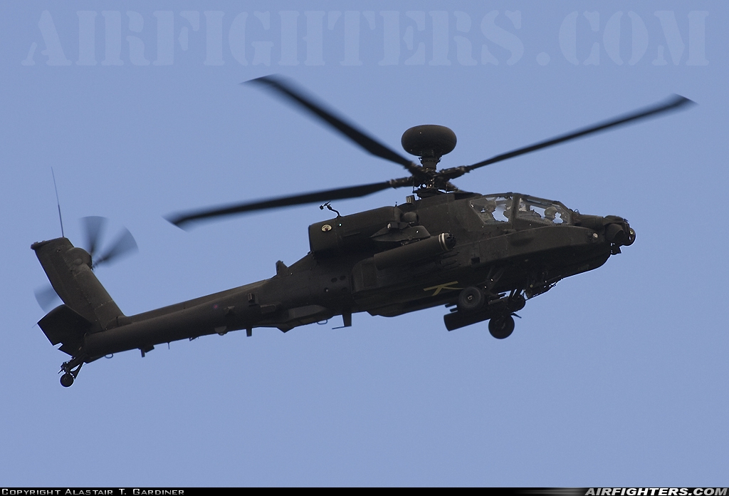 UK - Army Westland Apache AH1 (WAH-64D) ZJ224 at London - Heathrow (LHR / EGLL), UK