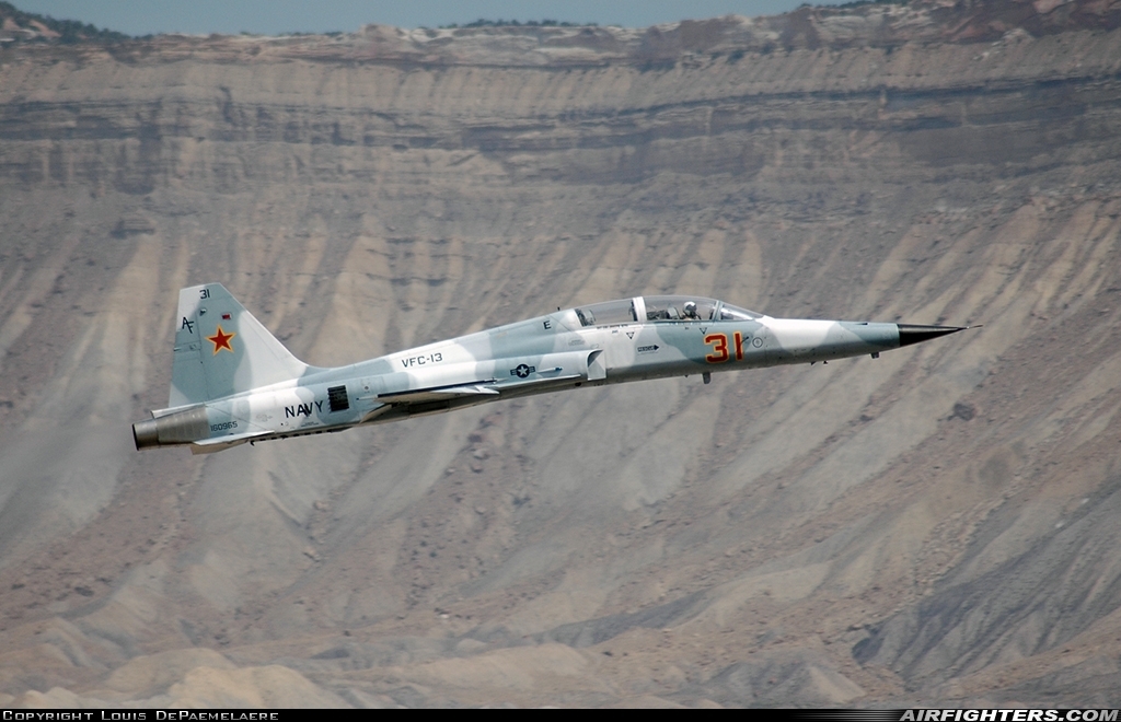 USA - Navy Northrop F-5F Tiger II 160965 at Grand Junction - Grand Junction Regional (GJT / KGJT), USA