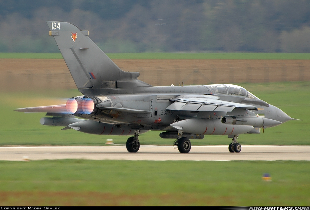 UK - Air Force Panavia Tornado GR4 ZG775 at Namest nad Oslavou (LKNA), Czech Republic
