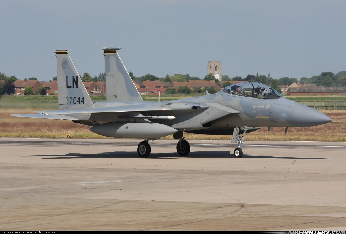 USA - Air Force McDonnell Douglas F-15D Eagle 84-0044 at Coningsby (EGXC), UK