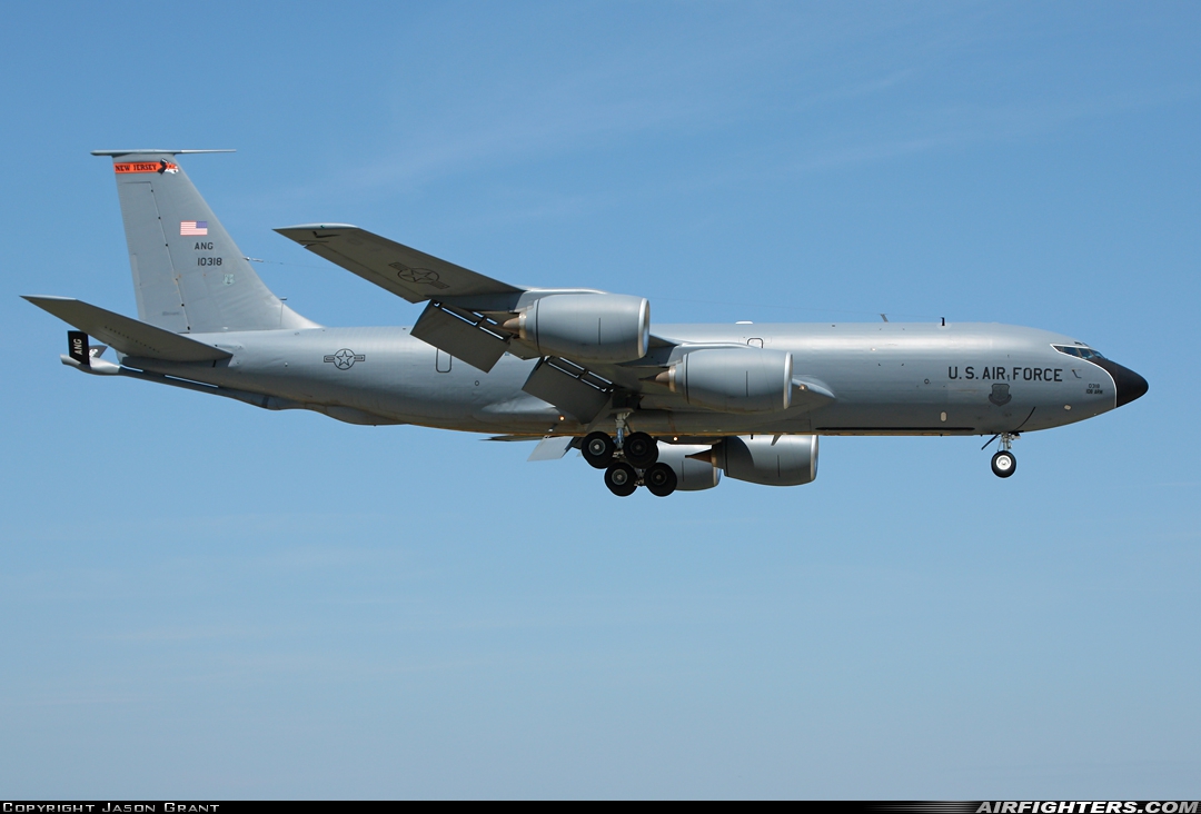 USA - Air Force Boeing KC-135R Stratotanker (717-148) 61-0318 at Mildenhall (MHZ / GXH / EGUN), UK