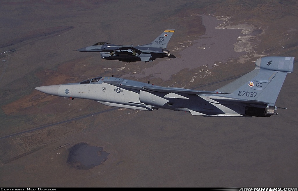 USA - Air Force General Dynamics EF-111A Raven 67-0037 at In Flight, USA