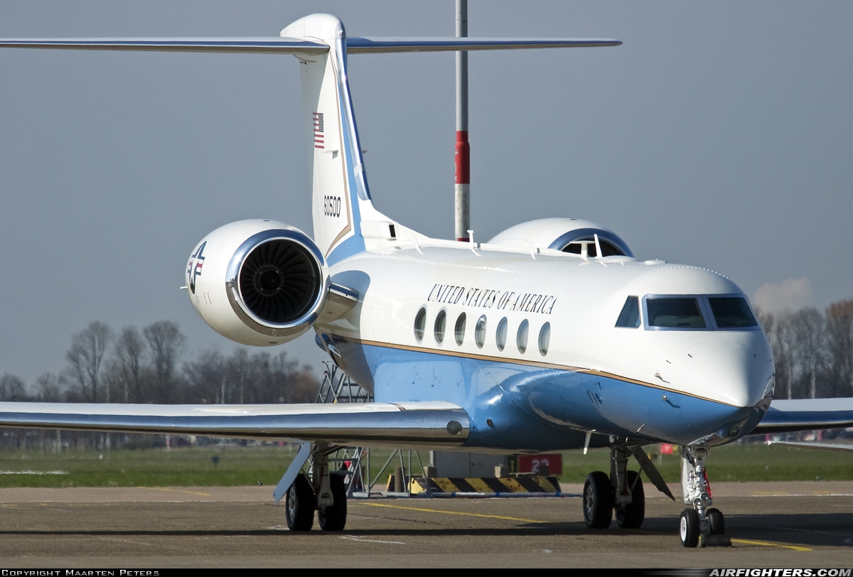 USA - Air Force Gulfstream Aerospace C-37A (G550) 06-0500 at Amsterdam - Schiphol (AMS / EHAM), Netherlands