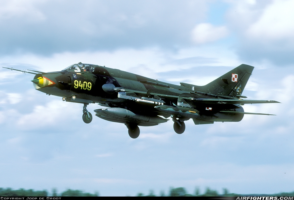 Poland - Air Force Sukhoi Su-22M4 Fitter-K 9409 at Coltishall (CLF / EGYC), UK