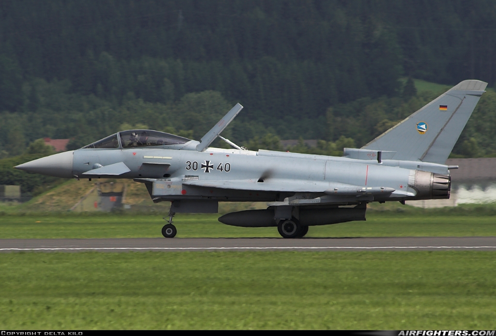 Germany - Air Force Eurofighter EF-2000 Typhoon S 30+40 at Zeltweg (LOXZ), Austria
