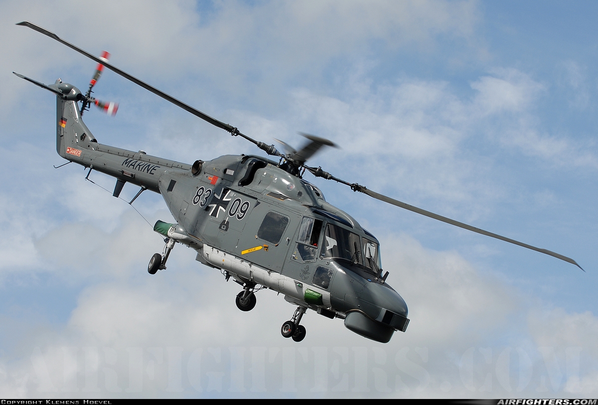 Germany - Navy Westland WG-13 Super Lynx Mk88A 83+09 at Schleswig (- Jagel) (WBG / ETNS), Germany