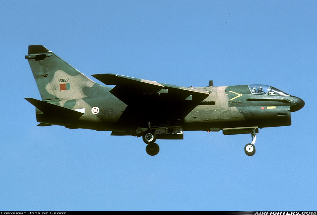 Portugal - Air Force LTV Aerospace A-7P Corsair II 15527 at Leeuwarden (LWR / EHLW), Netherlands
