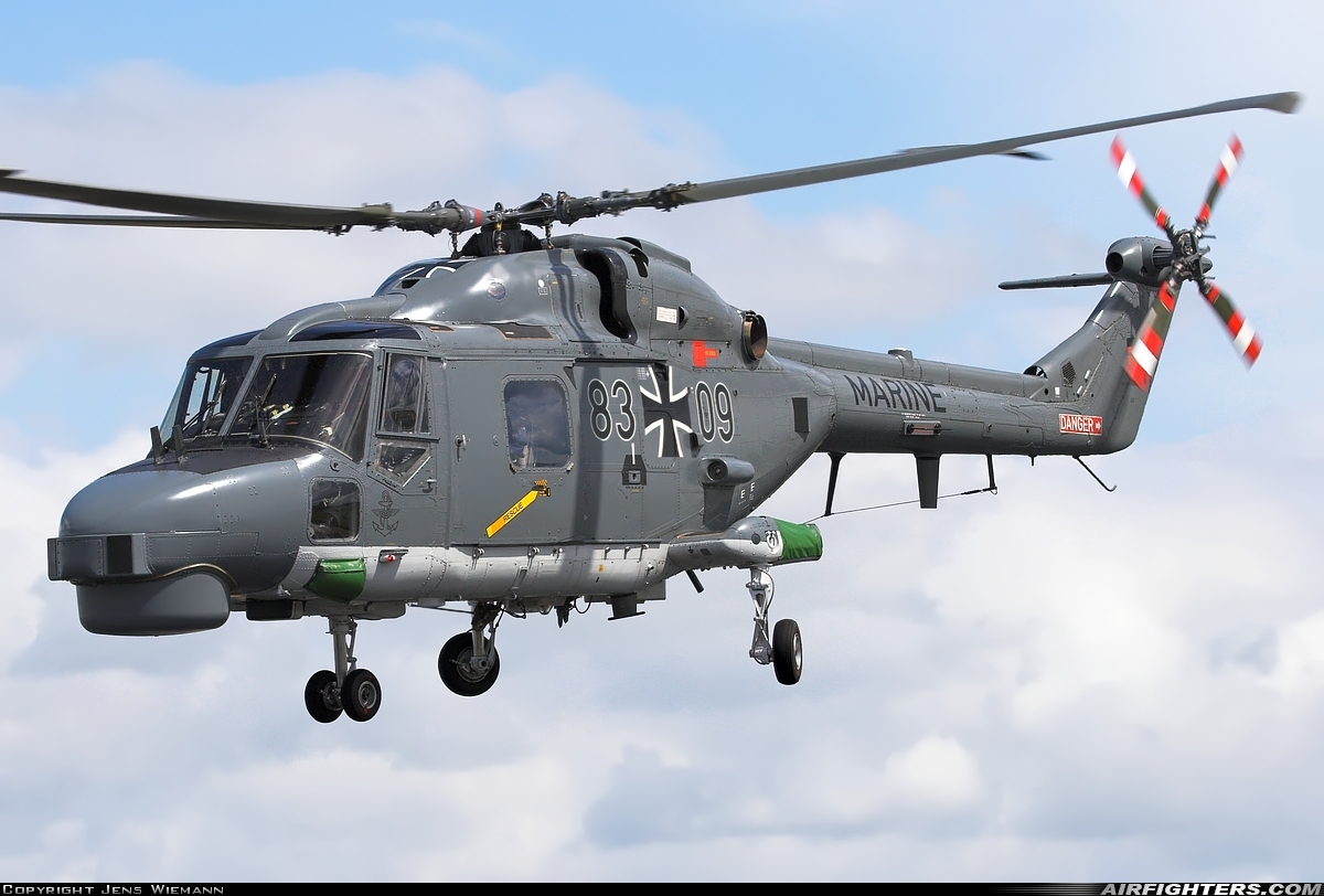 Germany - Navy Westland WG-13 Super Lynx Mk88A 83+09 at Schleswig (- Jagel) (WBG / ETNS), Germany