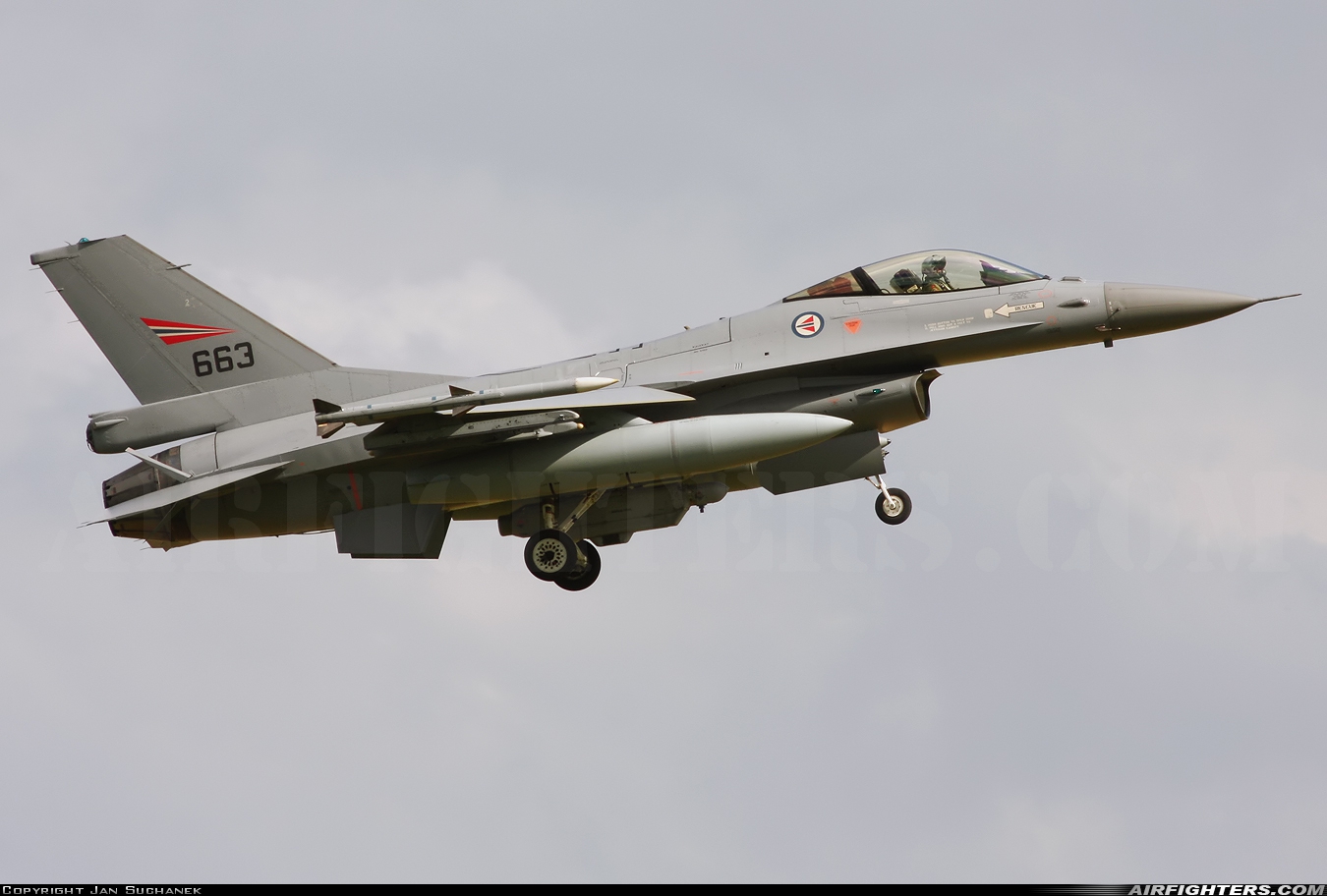 Norway - Air Force General Dynamics F-16AM Fighting Falcon 663 at Leeuwarden (LWR / EHLW), Netherlands