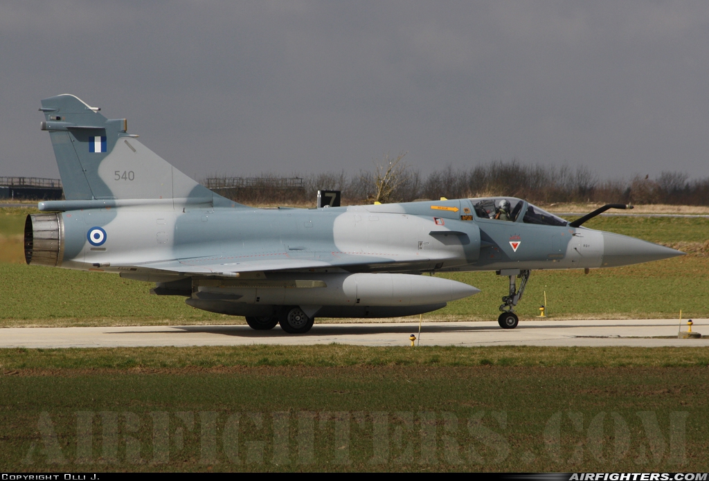 Greece - Air Force Dassault Mirage 2000-5EG 540 at Florennes (EBFS), Belgium
